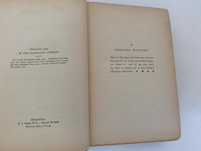 Antique Book The Virginian by Owen Wister at Duckwells