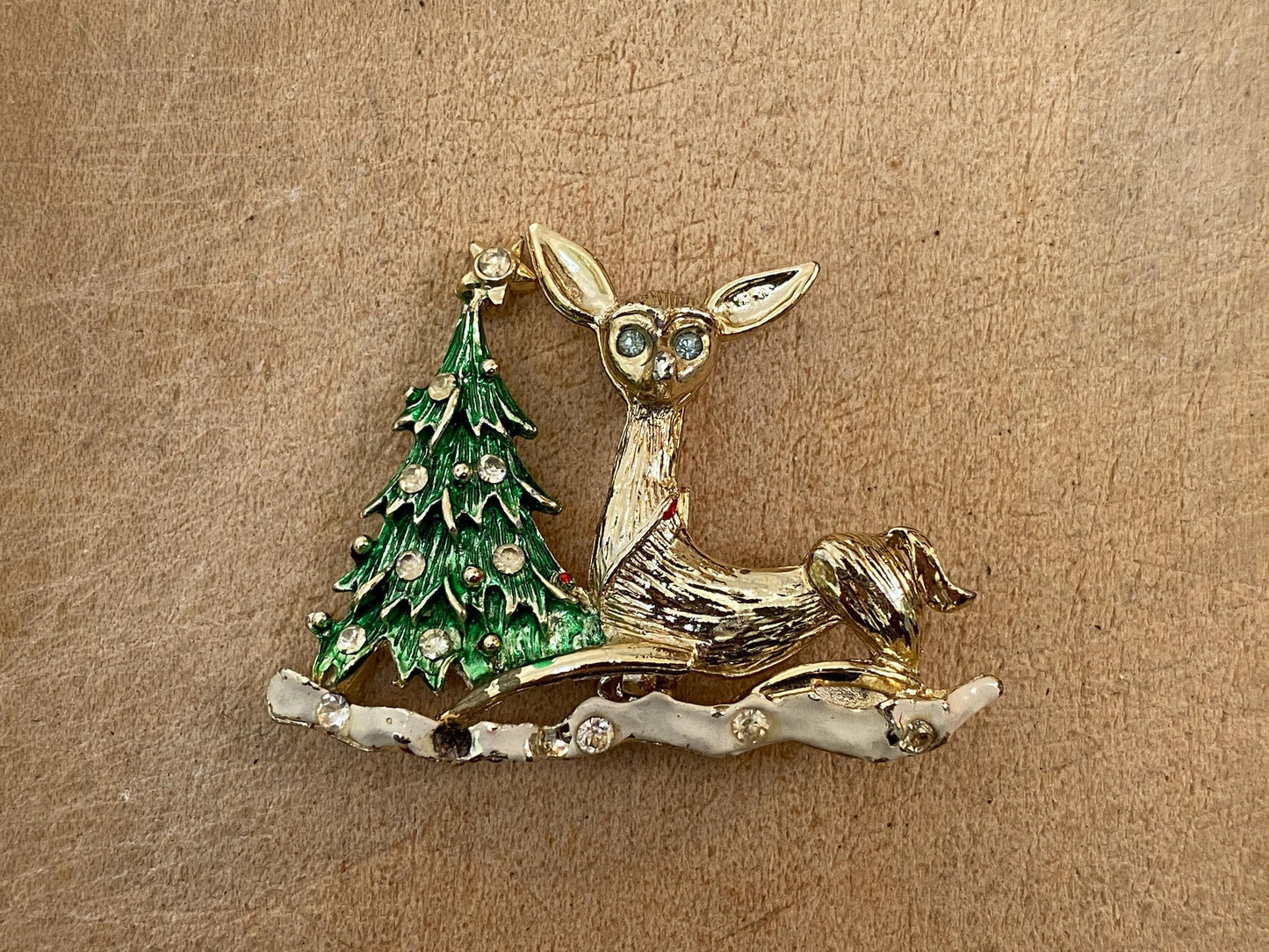 Vintage Christmas Pin Brooch at Duckwells