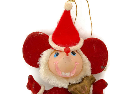 Vintage Mouse Christmas Ornament at Duckwells