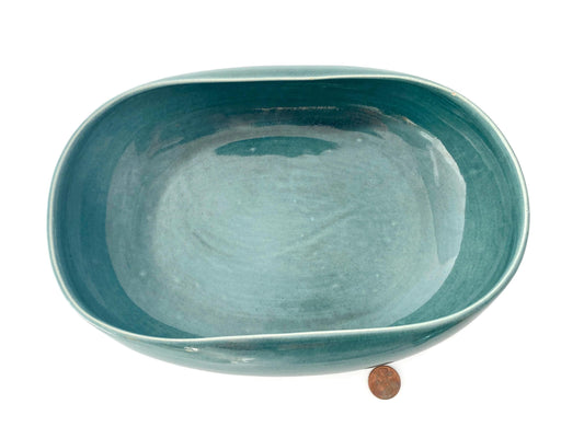 Mid Century Modern Russel Wright Dish in Seafoam at Duckwells