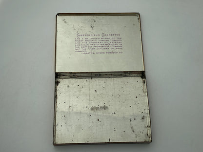 Antique Chesterfield Tobacco Cigarette Tin at Duckwells