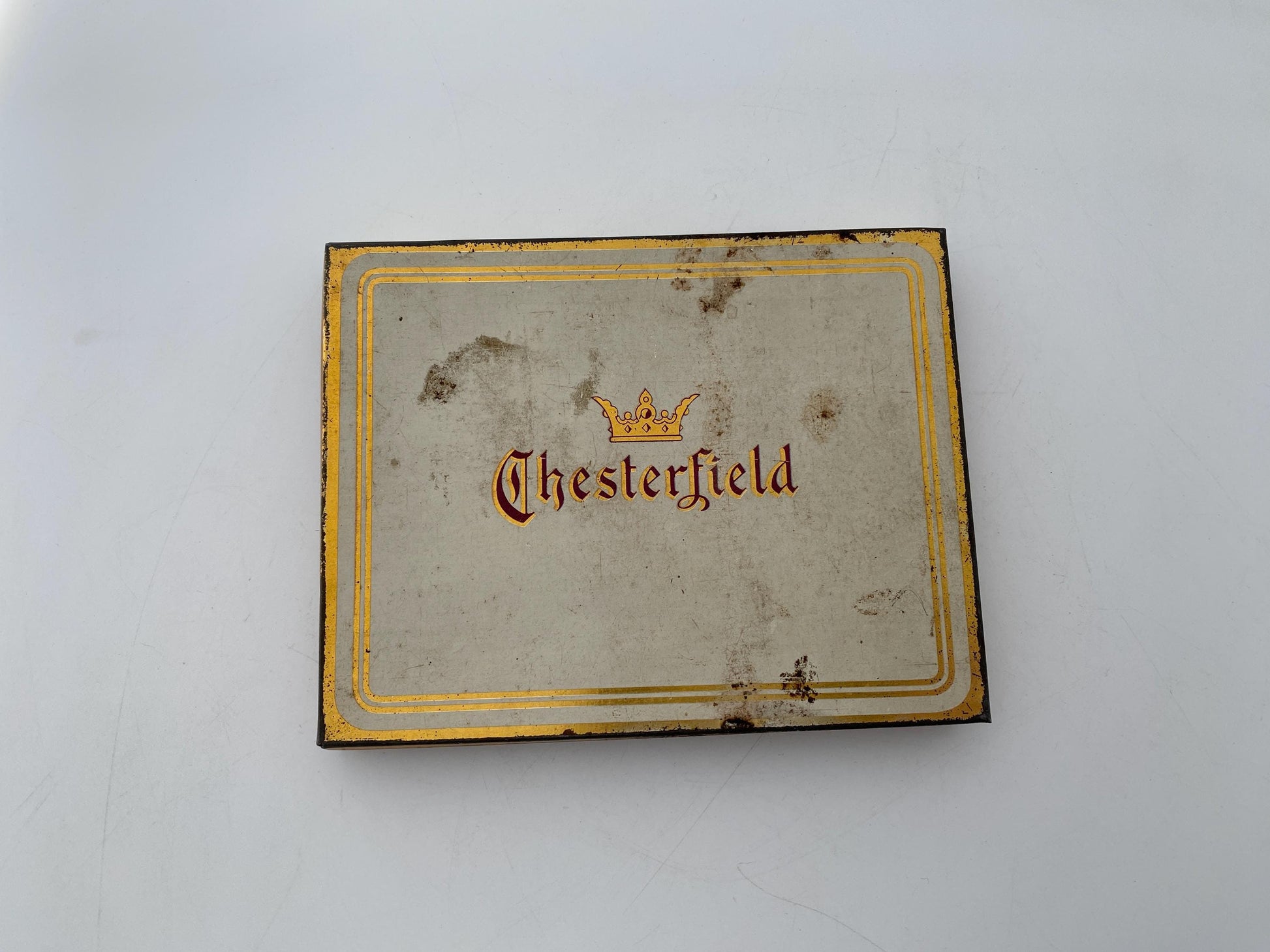 Antique Chesterfield Tobacco Cigarette Tin at Duckwells