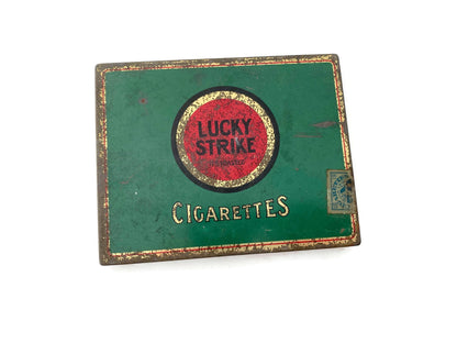 Antique Lucky Strike Tobacco Cigarette Tin at Duckwells