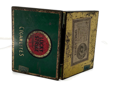 Antique Lucky Strike Tobacco Cigarette Tin at Duckwells