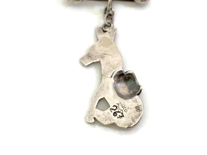 Midcentury Sterling Silver Taxco Key Ring at Duckwells