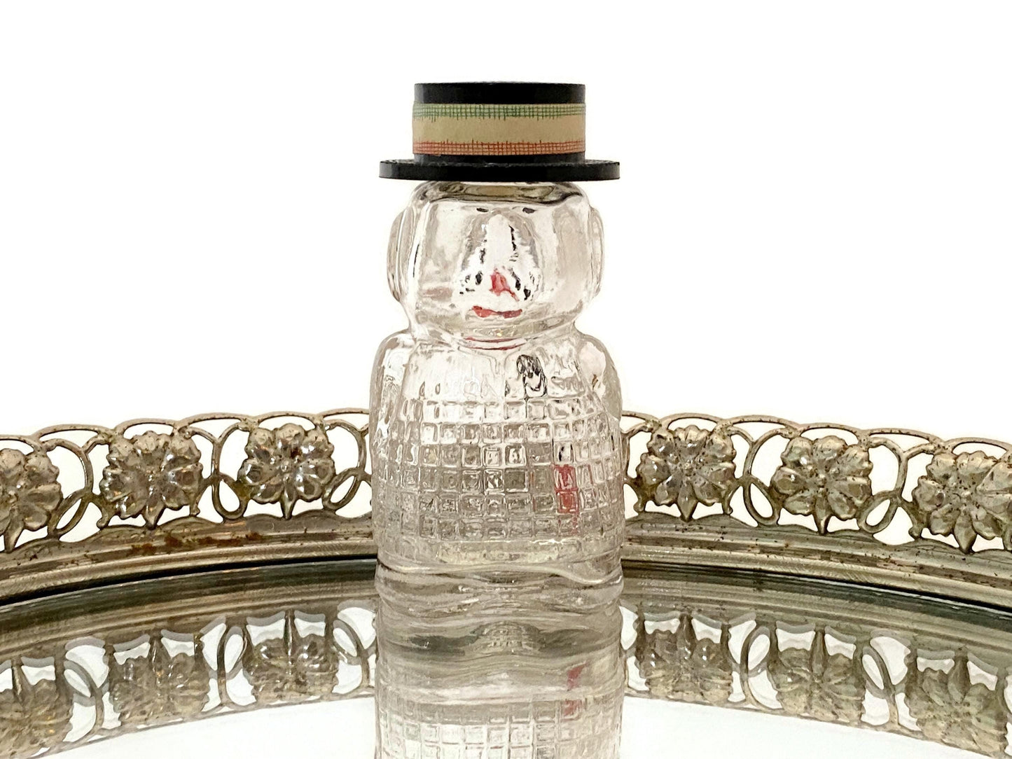 Vintage Glass Dog Figural Cologne Bottle at Duckwells