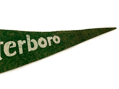 Vintage Peterboro Canada Souvenir Felt Pennant at Duckwells