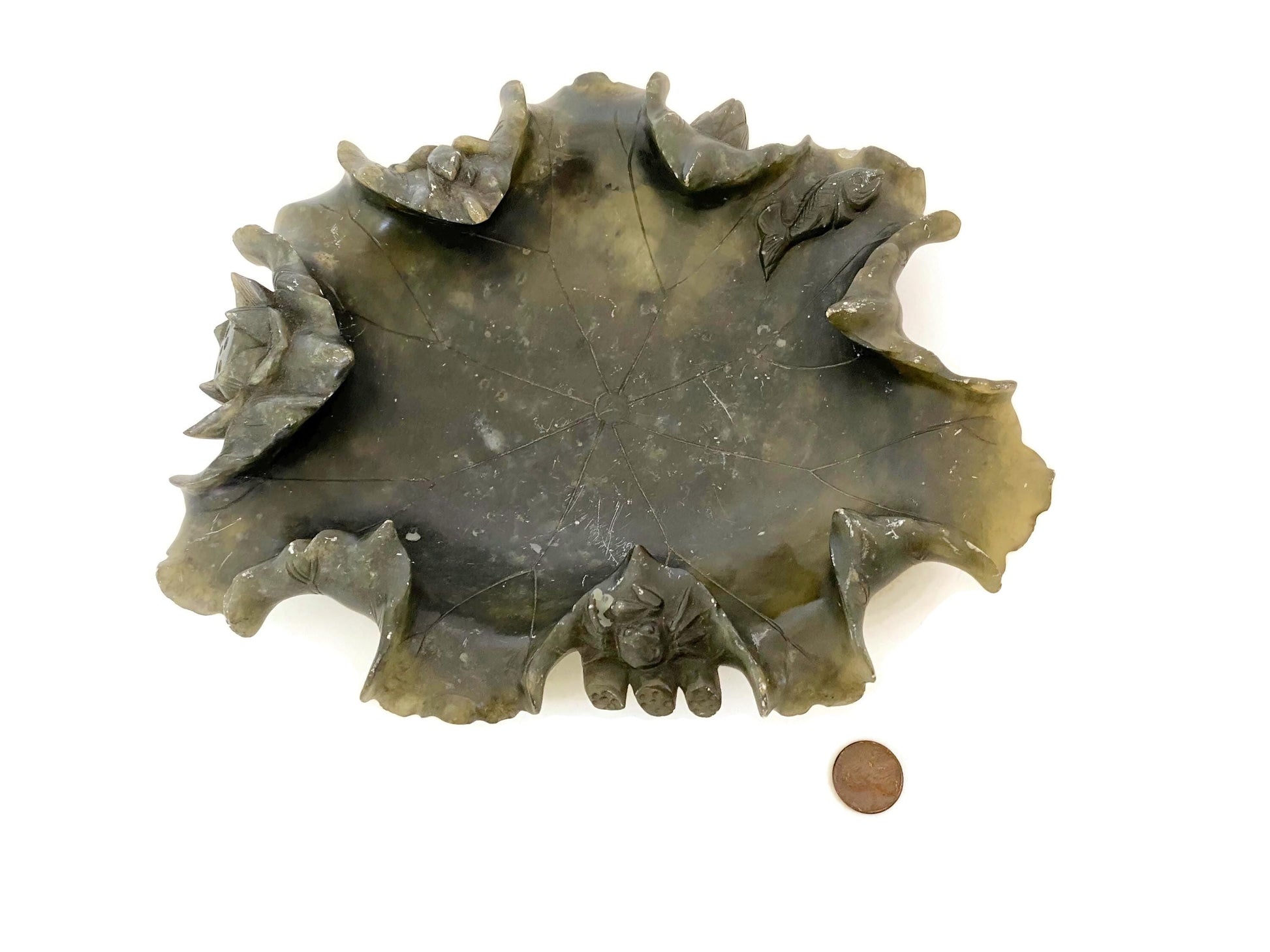 Antique Chinese Agate Brush Washer at Duckwells