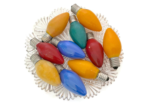 Vintage Christmas Light Bulbs at Duckwells