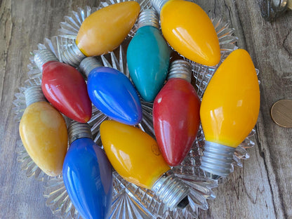 Vintage Christmas Light Bulbs at Duckwells
