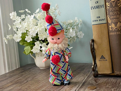Vintage Celluloid Clown Rattle Doll at Duckwells