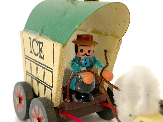 Vintage Wood Christmas Ornaments at Duckwells