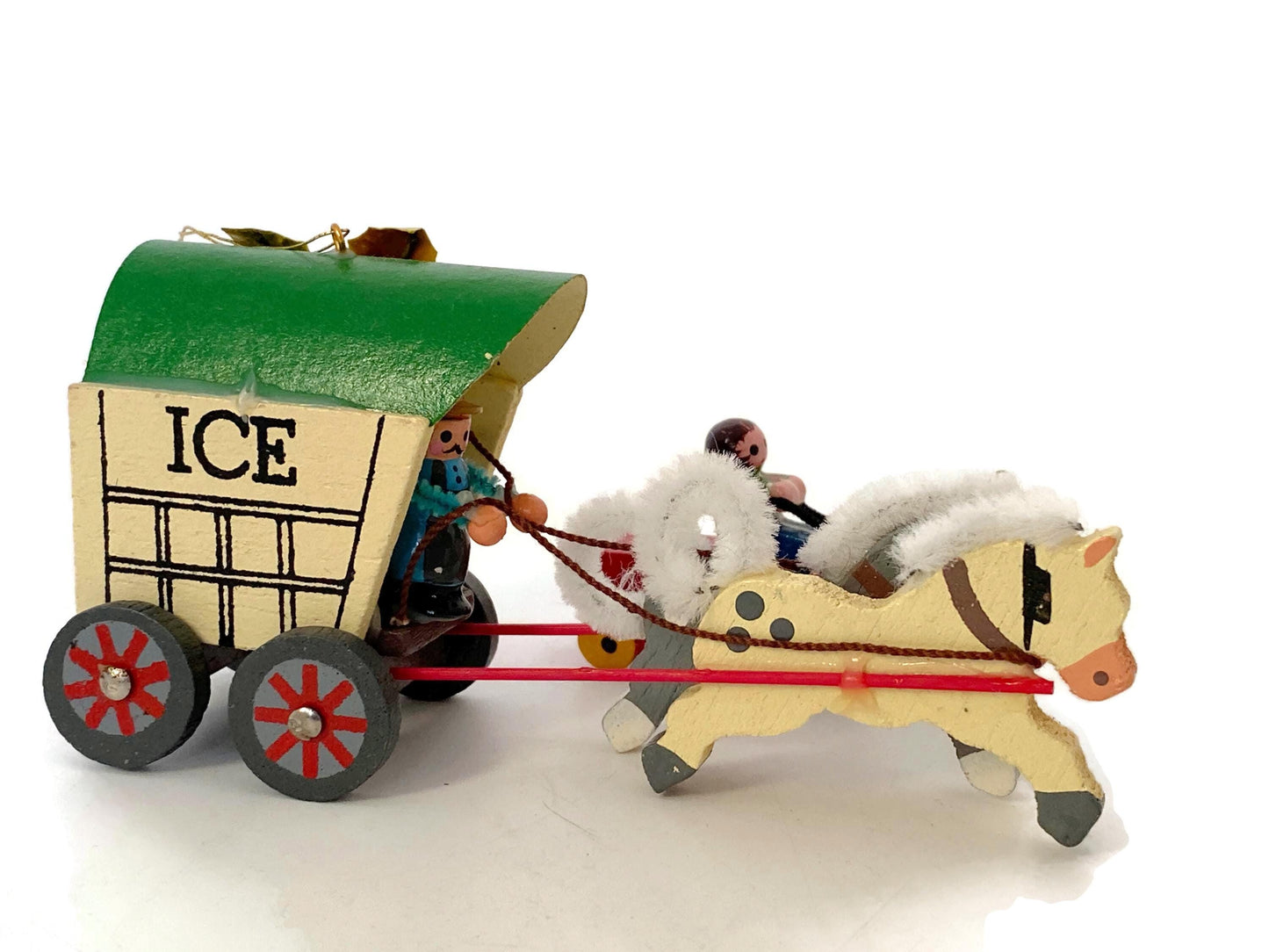 Vintage Wood Christmas Ornaments at Duckwells