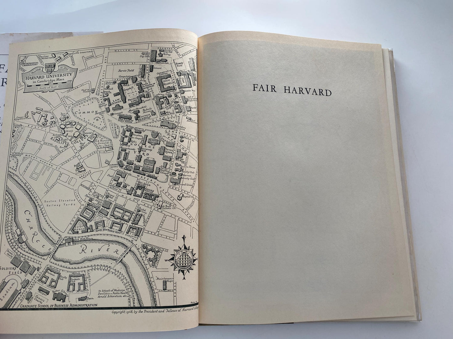 Vintage Book, Fair Harvard, Photographs by Samuel Chamberlain at Duckwells