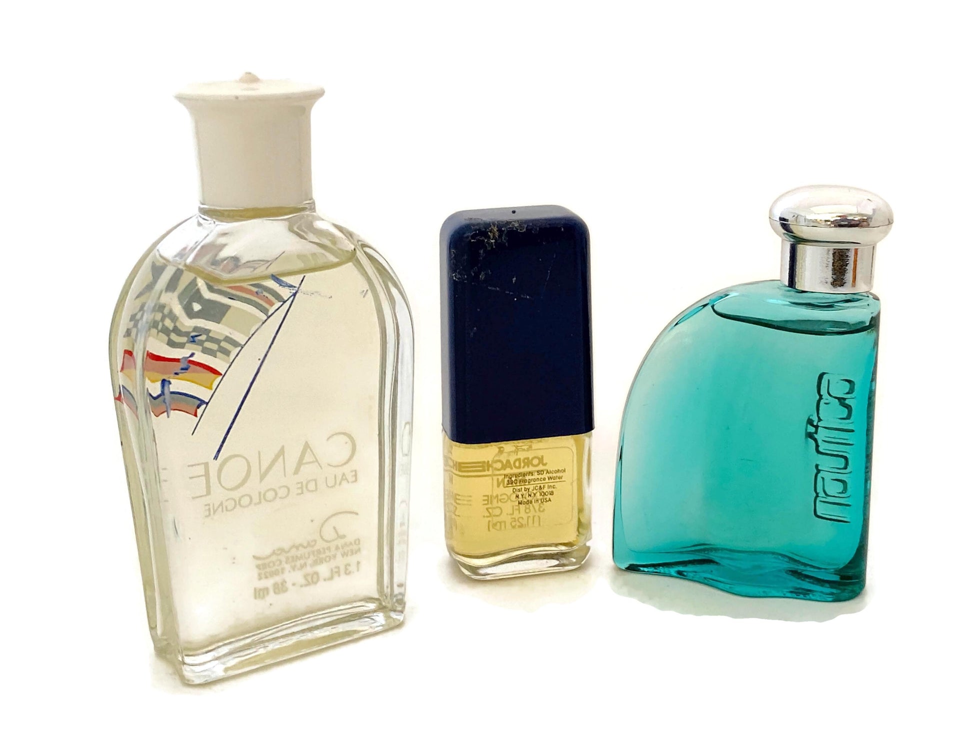 Vintage Men's Fragrances, Canoe, Nautica, and Jordache at Duckwells