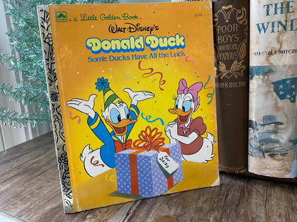 Midcentury Disney Donald Duck Book at Duckwells