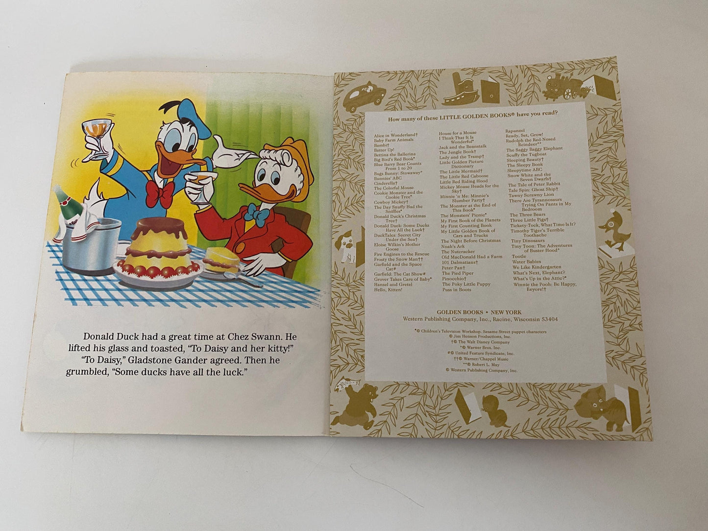 Midcentury Disney Donald Duck Book at Duckwells