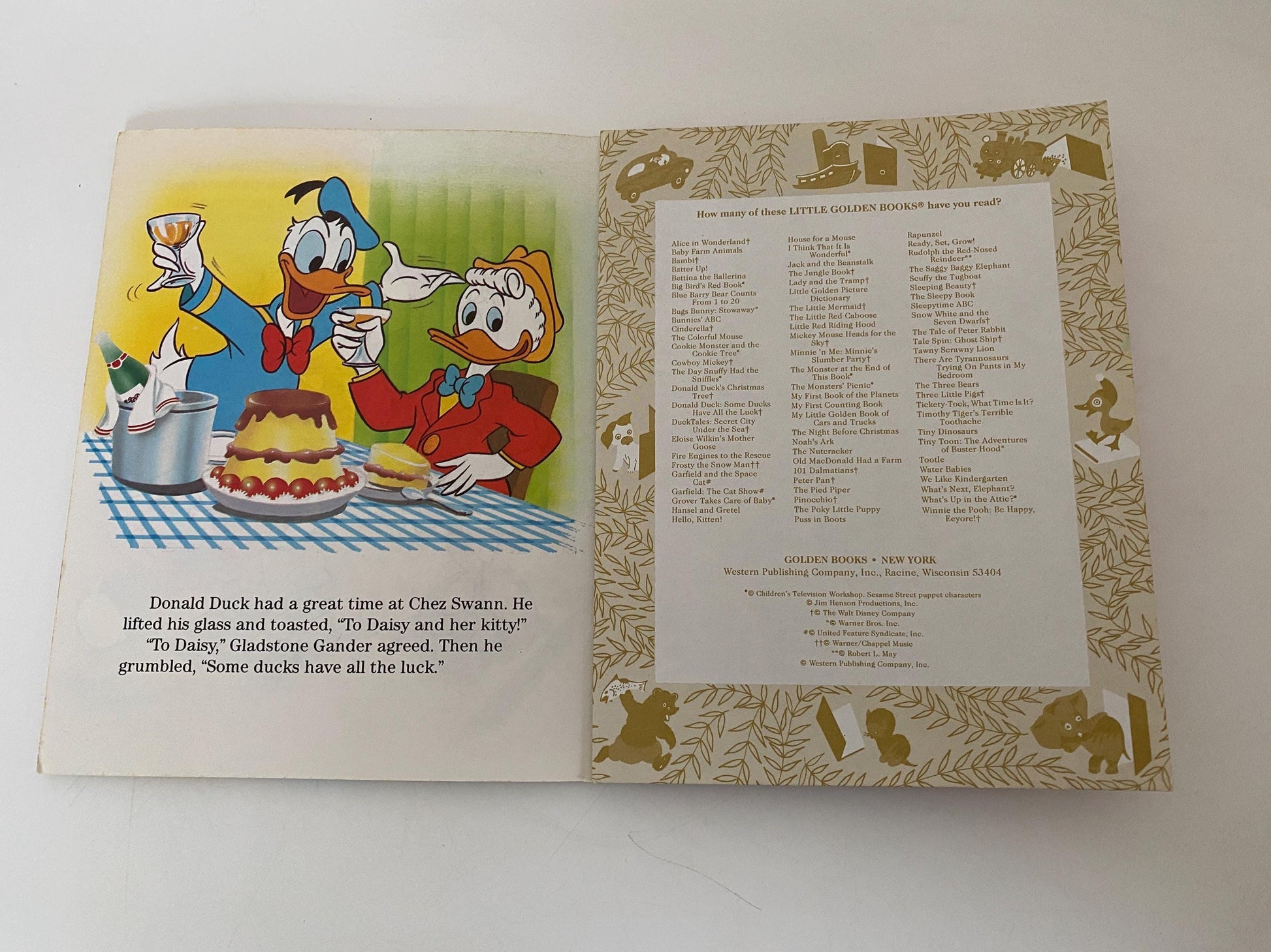 Midcentury Disney Donald Duck Book at Duckwells