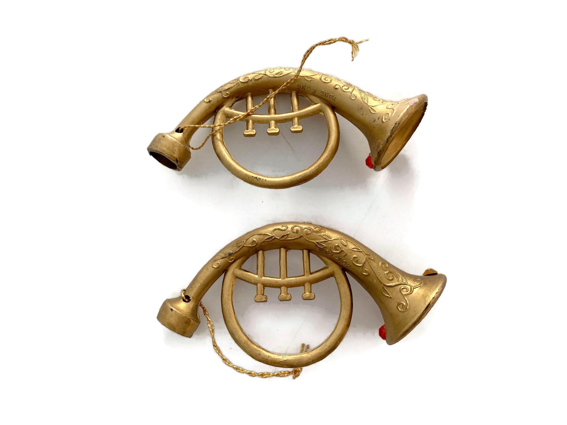Vintage Trumpet Christmas Ornaments at Duckwells