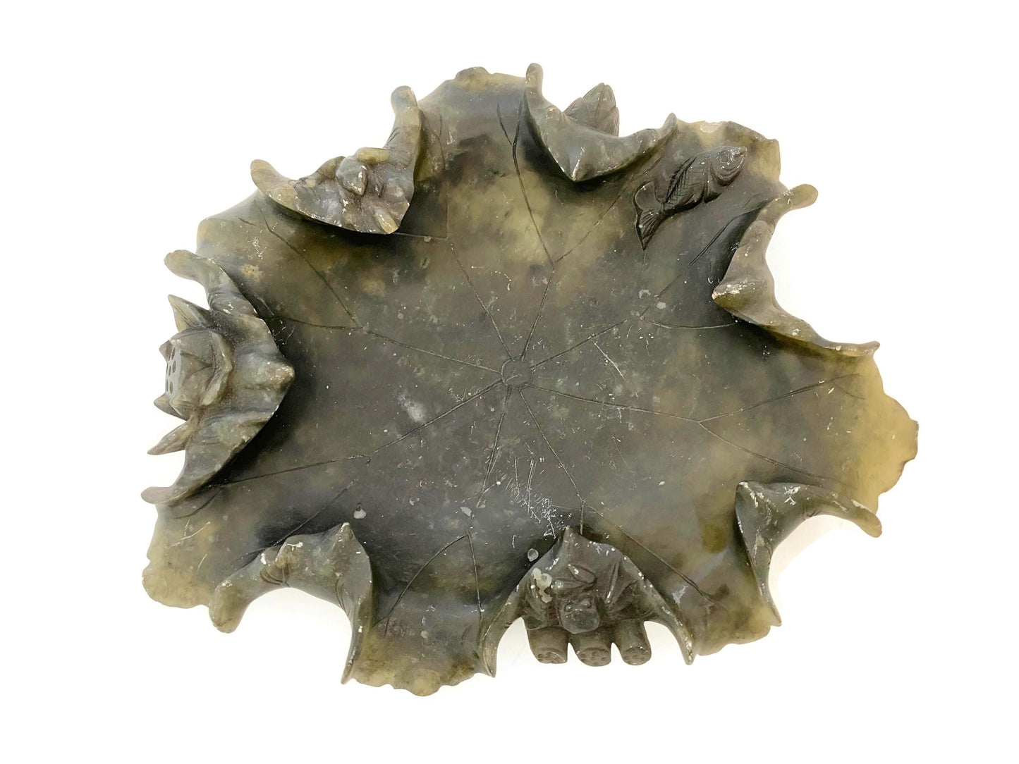 Antique Chinese Agate Brush Washer at Duckwells