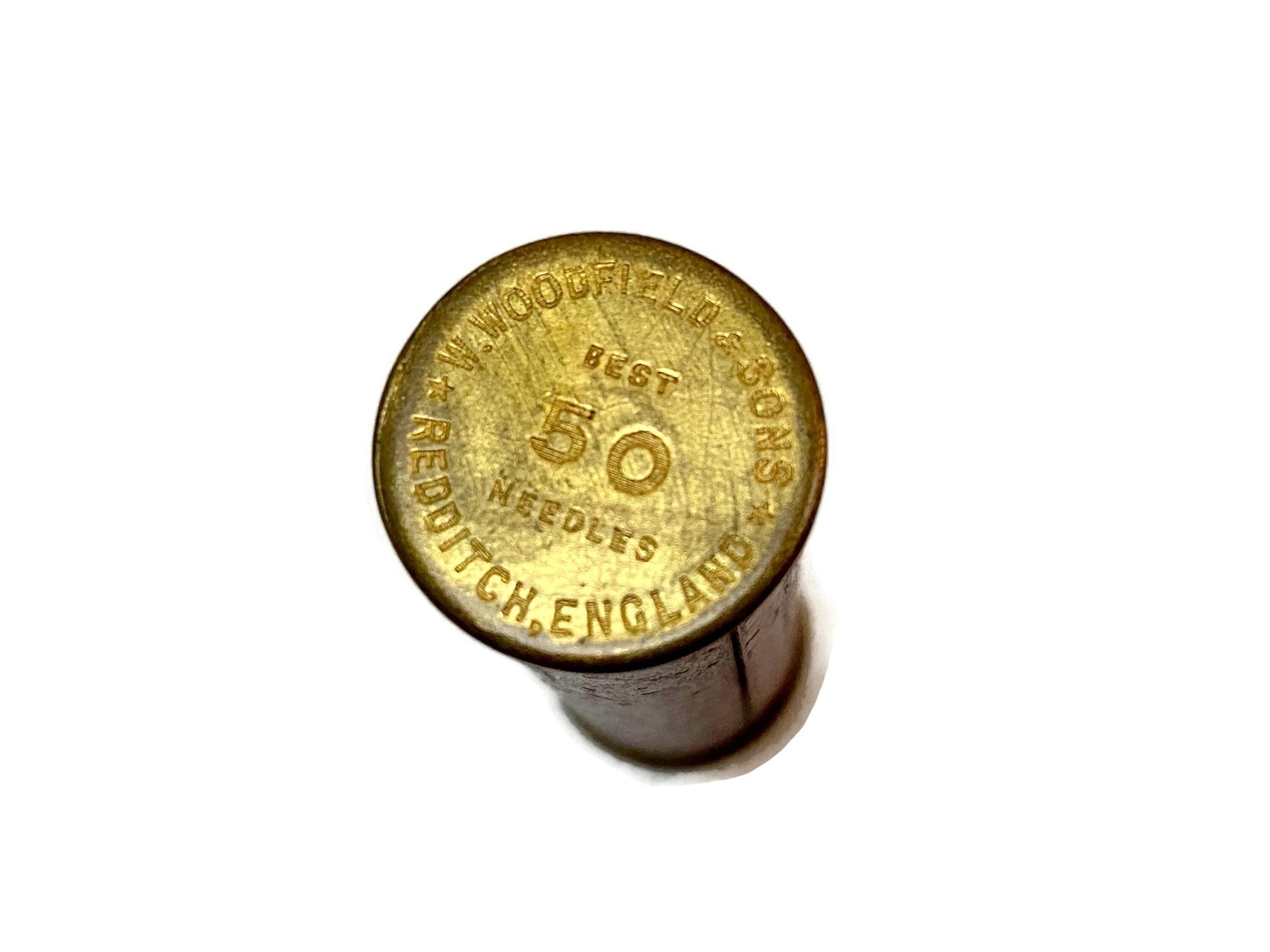 Antique English Needle Case Dispenser at Duckwells