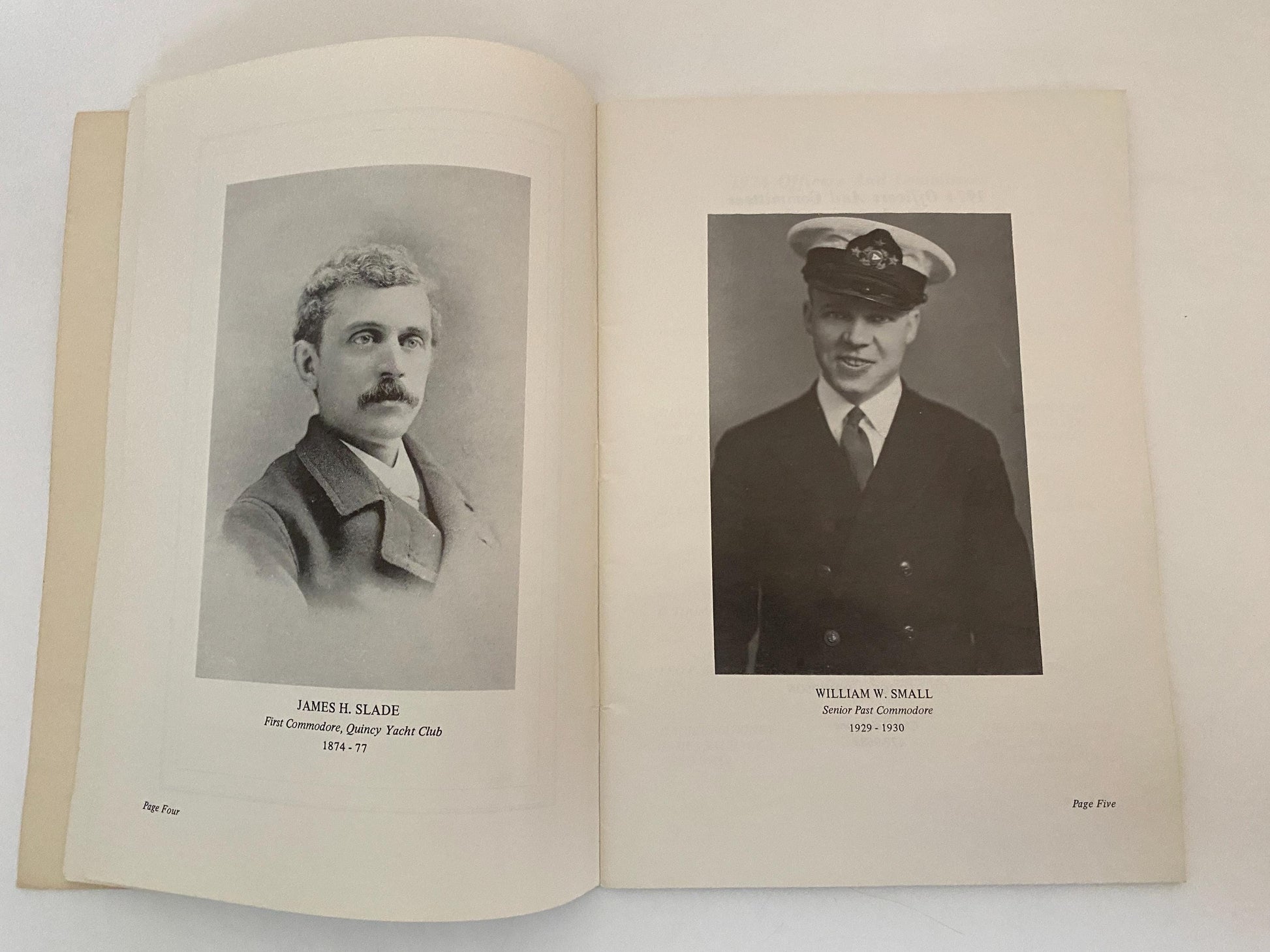 Vintage Quincy Yacht Club 19774 Anniversary Book at Duckwells