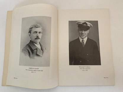 Vintage Quincy Yacht Club 19774 Anniversary Book at Duckwells
