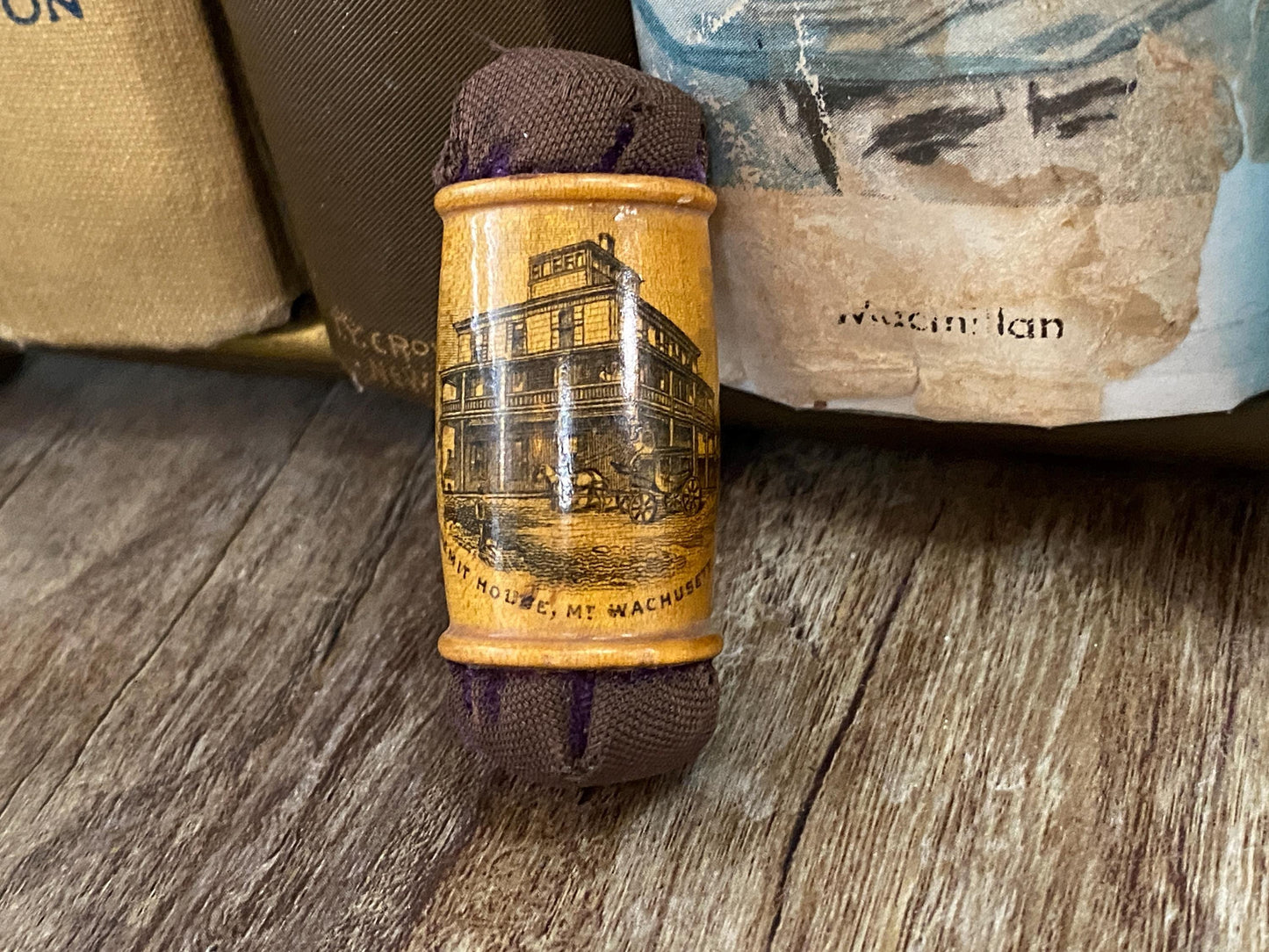 Vintage Mt. Wachusett Massachusetts Mauchline Ware at Duckwells