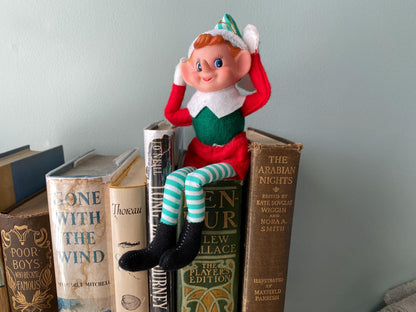 Midcentury Christmas Elf Ornament at Duckwells