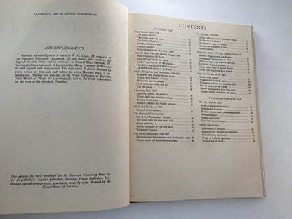 Vintage Book, Fair Harvard, Photographs by Samuel Chamberlain at Duckwells