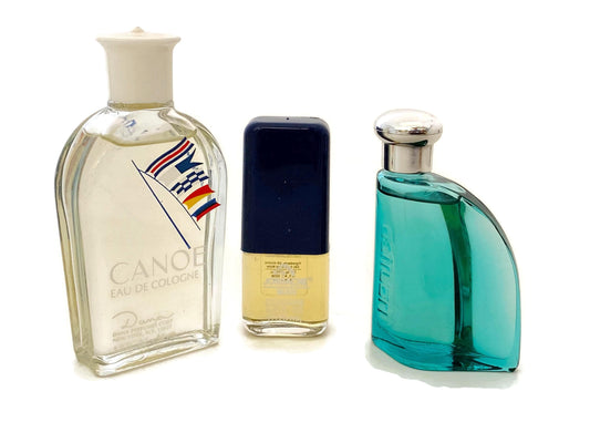 Vintage Men's Fragrances, Canoe, Nautica, and Jordache at Duckwells