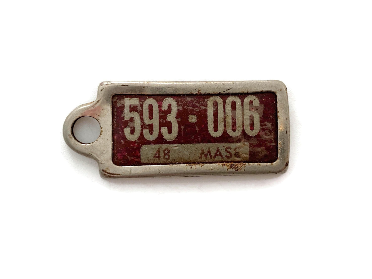 Vintage Mini Licenses Plates at Duckwells