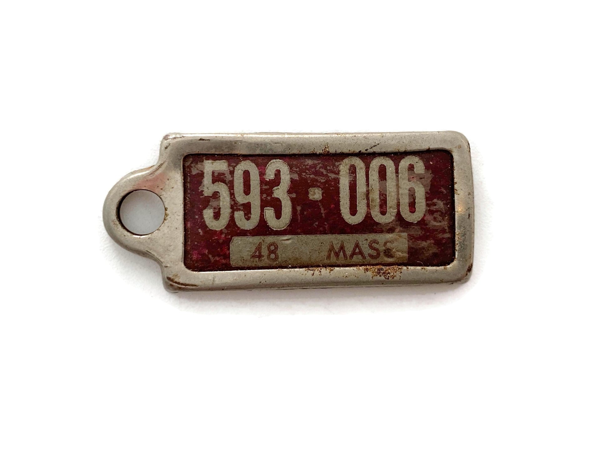 Vintage Mini Licenses Plates at Duckwells