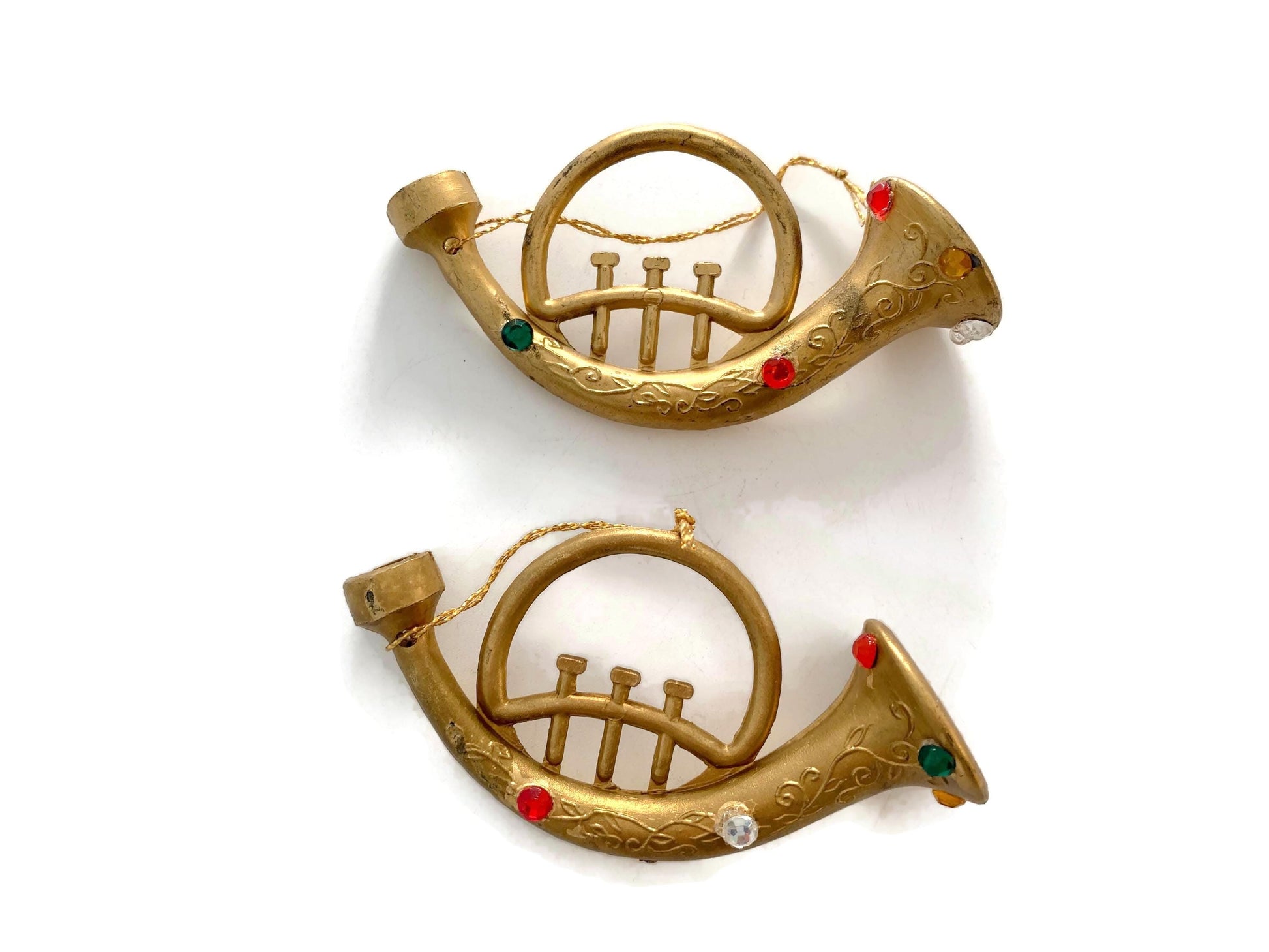 Vintage Trumpet Christmas Ornaments at Duckwells