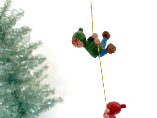 Vintage Wood Christmas Ornament at Duckwells