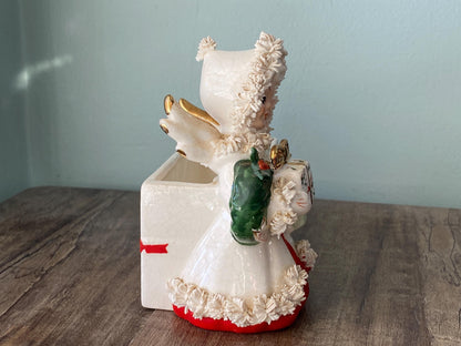 Midcentury Christmas Angel Planter by Napco at Duckwells