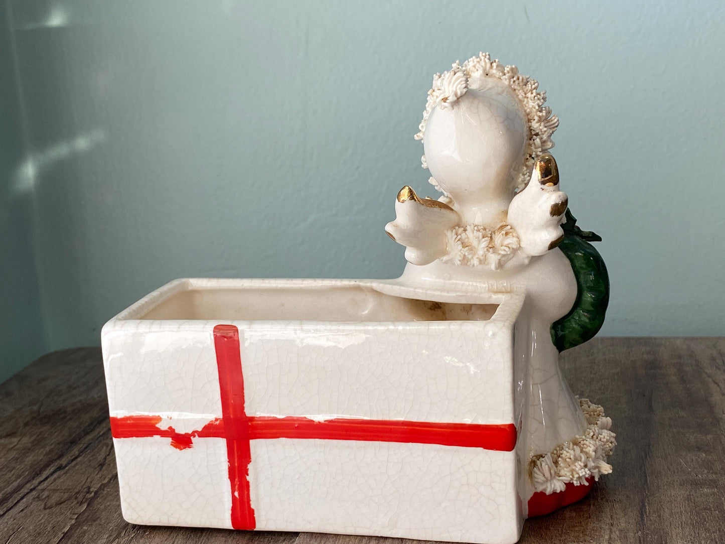 Midcentury Christmas Angel Planter by Napco at Duckwells