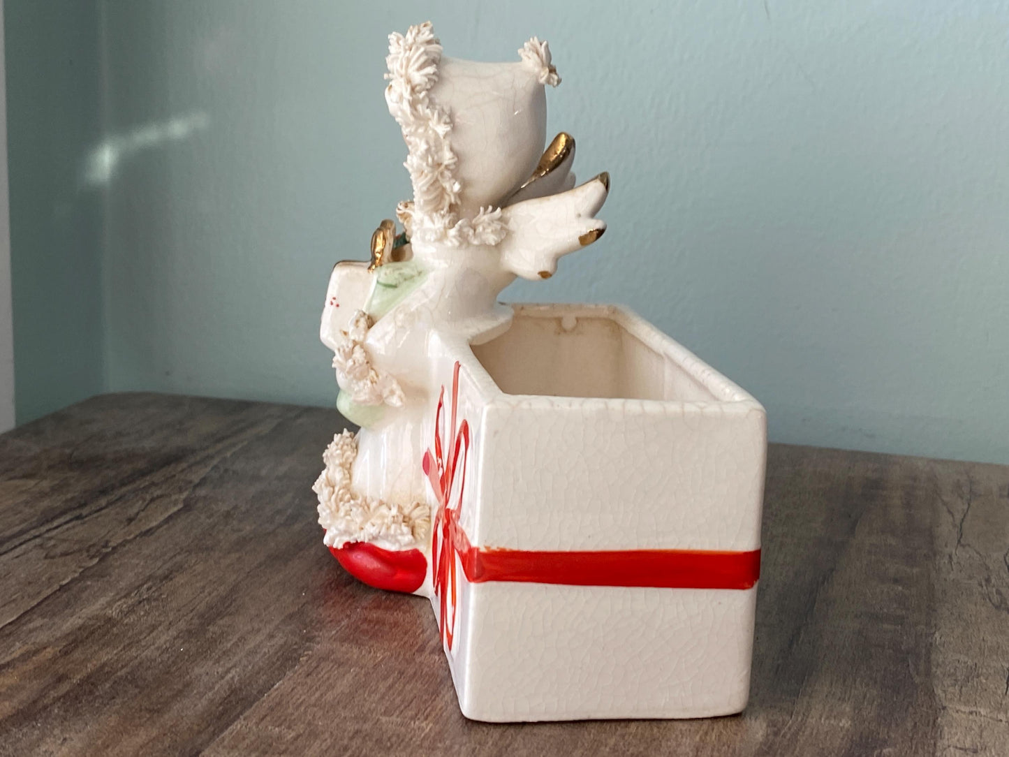 Midcentury Christmas Angel Planter by Napco at Duckwells