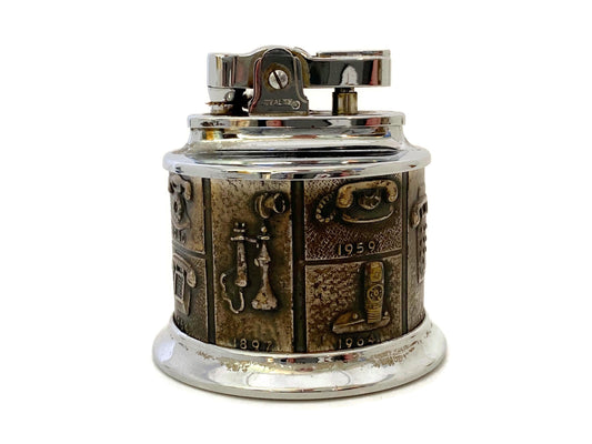 Midcentury Table Lighter with Telephone History