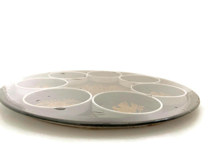 Midcentury Bicentennial Metal Souvenir Tray Set at Duckwells