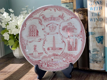 Antique Boston Massachusetts Souvenir Plate at Duckwells