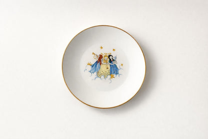 Vintage Christmas Angels German Porcelain Plate at Duckwells