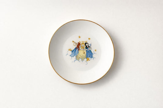 Vintage Christmas Angels German Porcelain Plate at Duckwells
