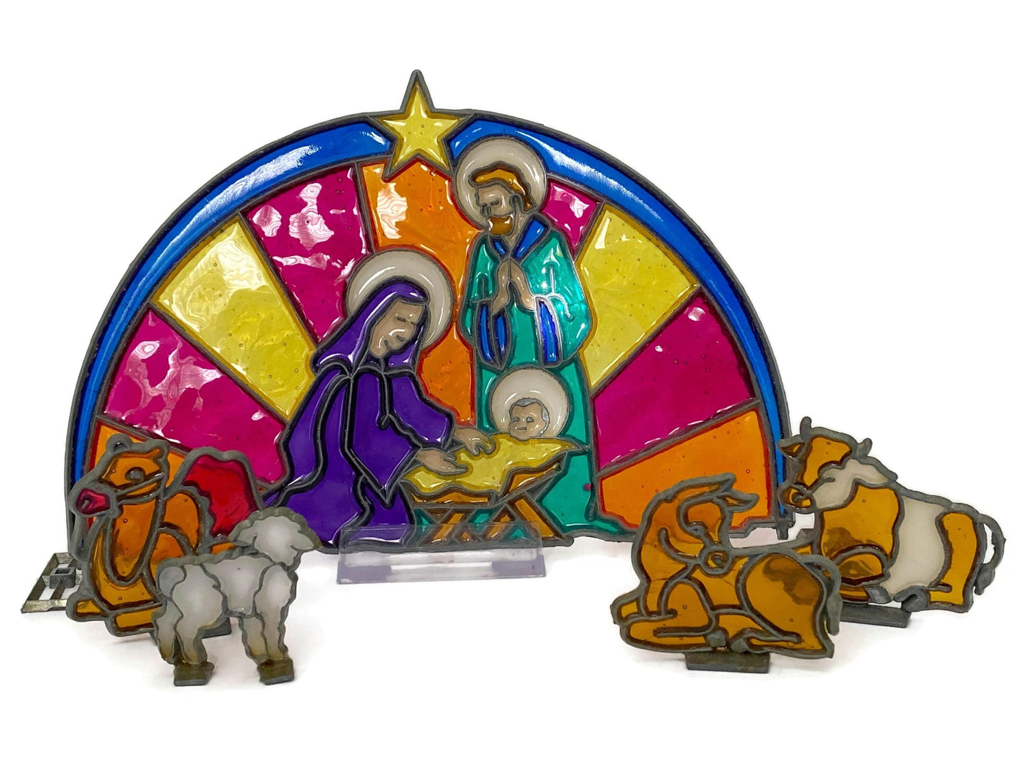 Vintage Suncatcher Nativity Scene at Duckwells