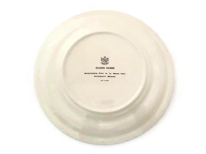 Vintage LL Bean Plate, Atlantic Salmon by Delano Studios at Duckwells