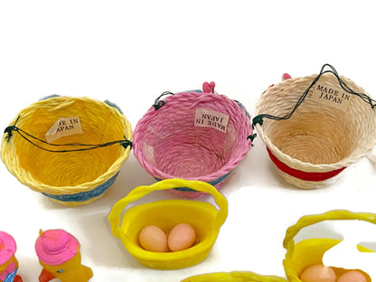 Midcentury Miniature Spring Baskets