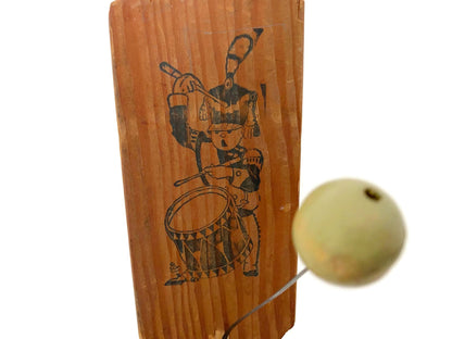 Antique Wood Toy, Dancing Jig Noisemaker at Duckwells
