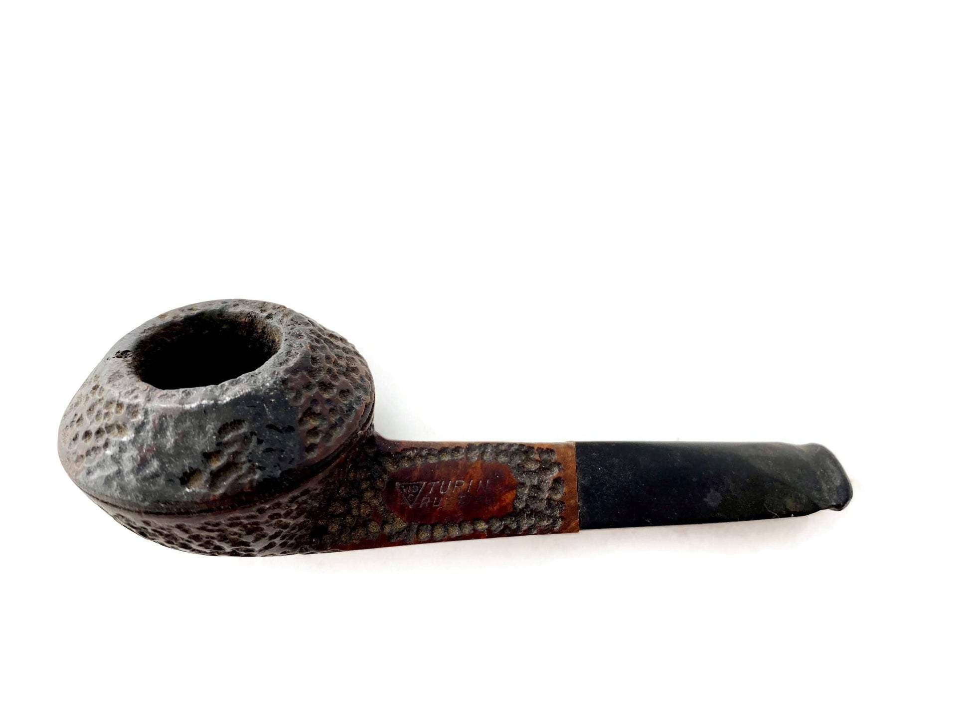 Antique WDC Demuth Turin Rustic Bulldog Pipe at Duckwells