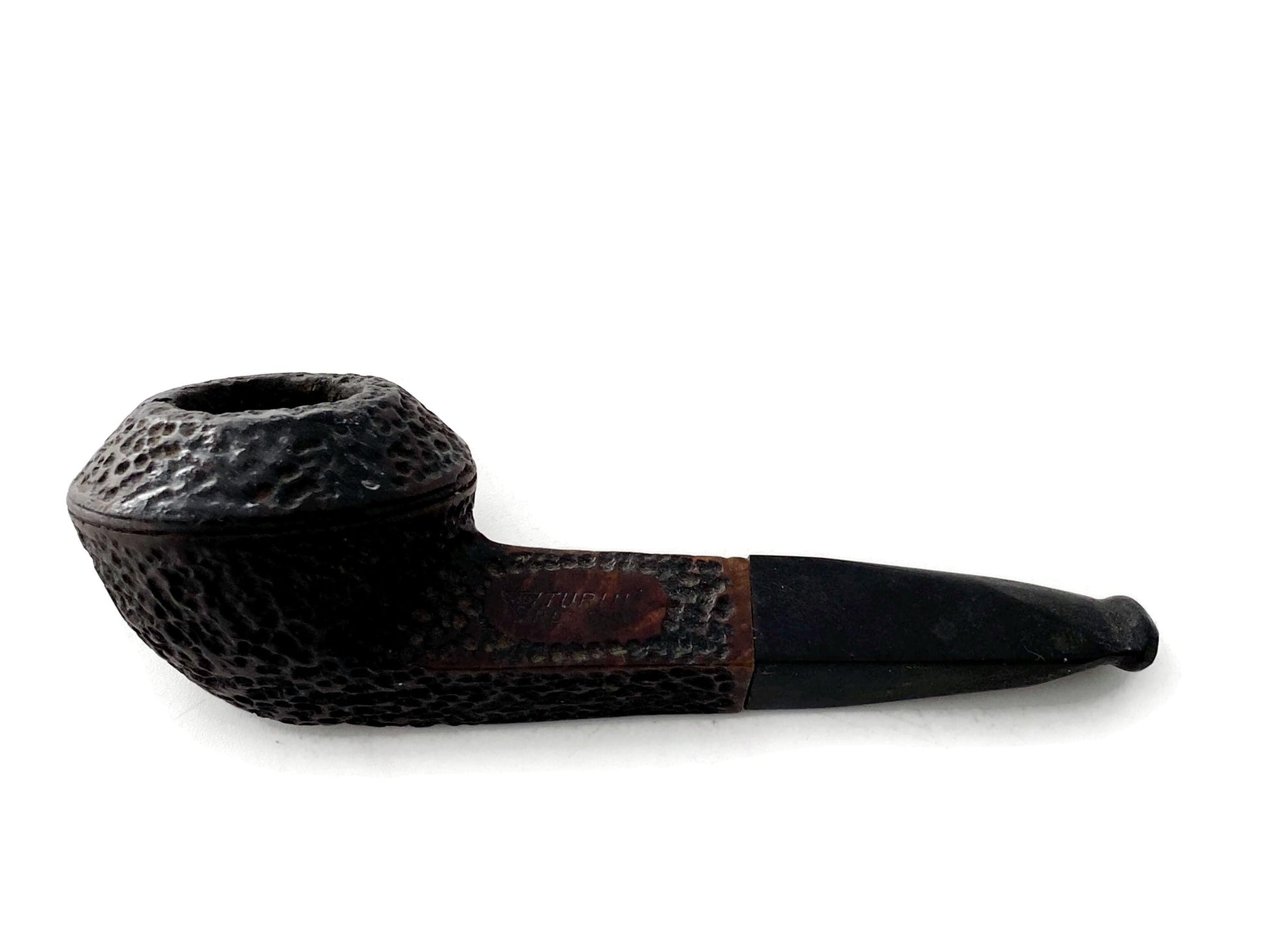 Antique WDC Demuth Turin Rustic Bulldog Pipe at Duckwells