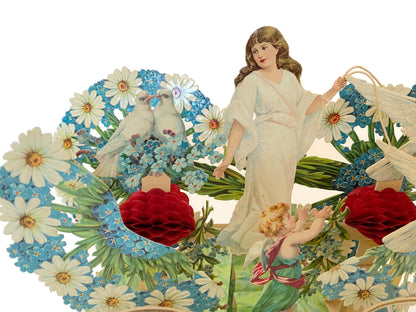 Antique Valentine's Day Card, Pop Out Display Card at Duckwells